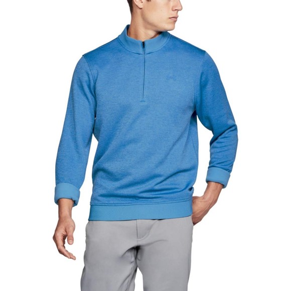 Under Armour Other - Under Armour Storm SweaterFleece Pullover Shirt Mens Blue 1/4 Zip Size Large NEW
